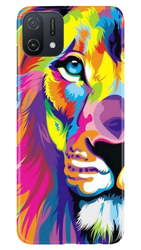 Colorful Lion Mobile Back Case for Oppo A16e (Design - 110) Colorful Lion Case for Oppo A16e (Design - 110)