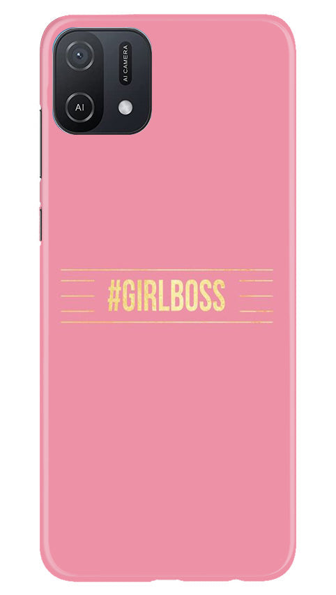 Girl Boss Pink Mobile Back Case for Oppo A16e (Design - 232) Girl Boss Pink Case for Oppo A16e (Design No. 232)