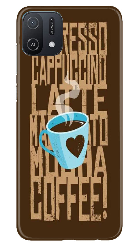 Love Coffee Mobile Back Case for Oppo A16e (Design - 311) Love Coffee Mobile Back Case for Oppo A16e (Design - 311)