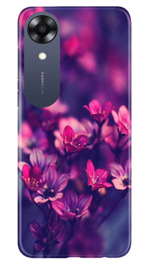 flowers Mobile Back Case for Oppo A17K (Design - 25) flowers Case for Oppo A17K