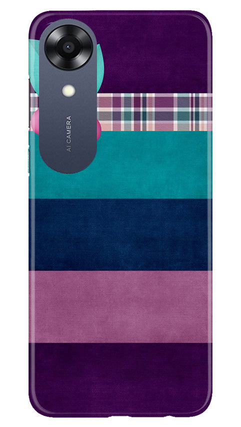 Purple Blue Mobile Back Case for Oppo A17K (Design - 37) Purple Blue Case for Oppo A17K