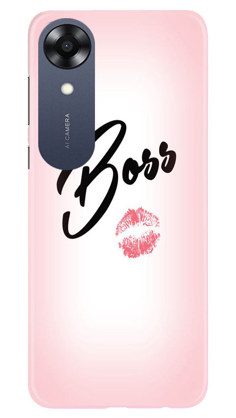 Boss Mobile Back Case for Oppo A17K (Design - 59) Boss Case for Oppo A17K