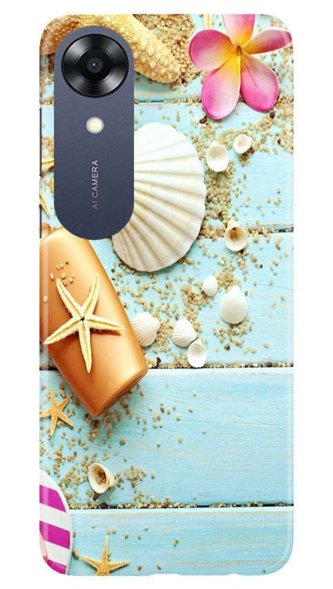 Sea Shells Mobile Back Case for Oppo A17K (Design - 63) Sea Shells Case for Oppo A17K