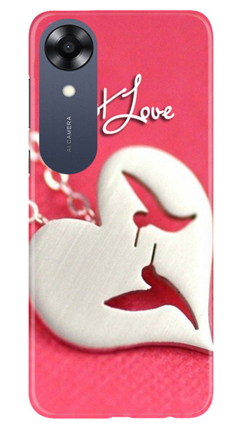 Just love Mobile Back Case for Oppo A17K (Design - 88) Just love Case for Oppo A17K