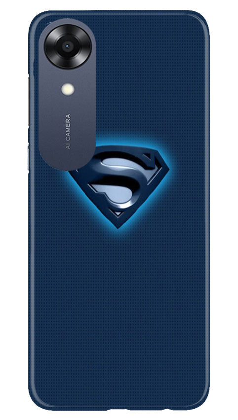 Superman Superhero Mobile Back Case for Oppo A17K (Design - 117) Superman Superhero Case for Oppo A17K (Design - 117)