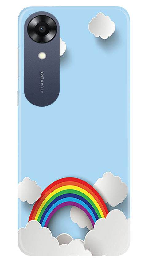 Rainbow Mobile Back Case for Oppo A17K (Design - 194) Rainbow Case for Oppo A17K (Design No. 194)
