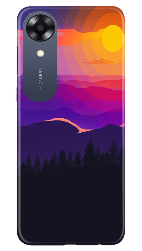 Sun Set Mobile Back Case for Oppo A17K (Design - 248) Sun Set Case for Oppo A17K (Design No. 248)