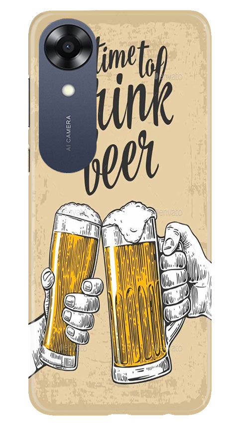 Drink Beer Mobile Back Case for Oppo A17K (Design - 290) Drink Beer Mobile Back Case for Oppo A17K (Design - 290)