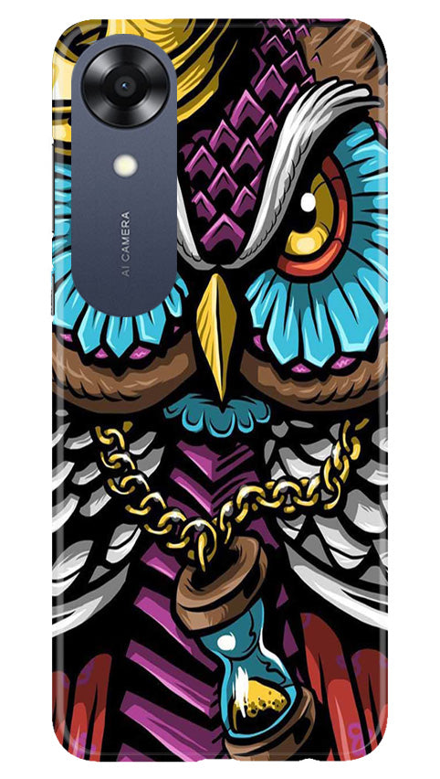 Owl Mobile Back Case for Oppo A17K (Design - 318) Owl Mobile Back Case for Oppo A17K (Design - 318)