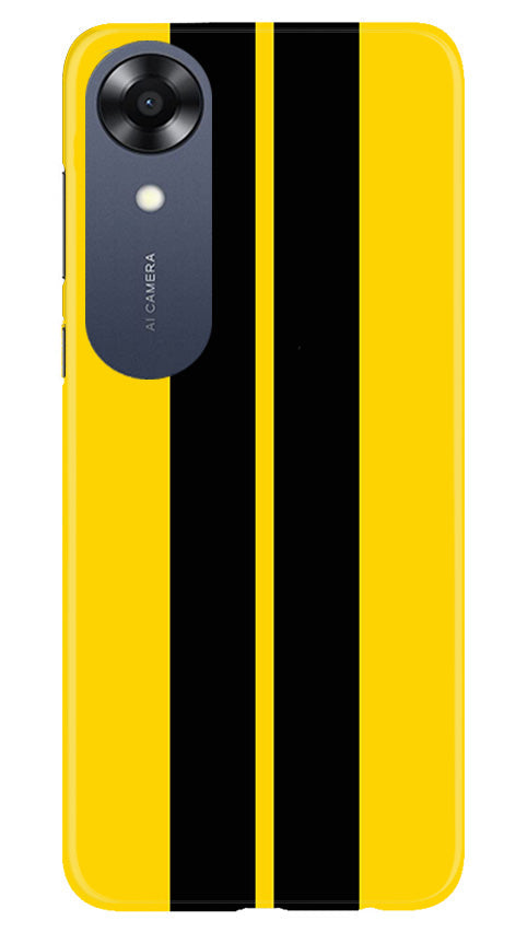 Black Yellow Pattern Mobile Back Case for Oppo A17K (Design - 336) Black Yellow Pattern Mobile Back Case for Oppo A17K (Design - 336)