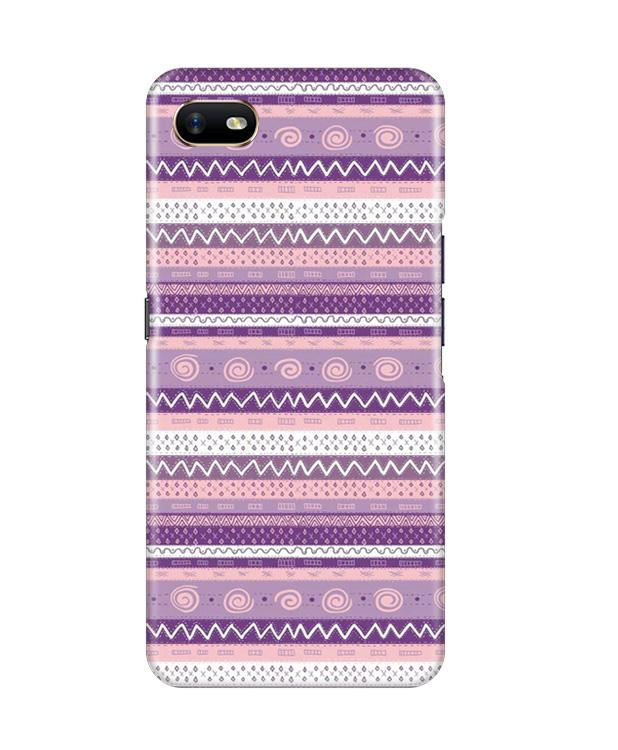 Zigzag line pattern3 Mobile Back Case for Oppo A1K (Design - 11) Zigzag line pattern3 Case for Oppo A1K