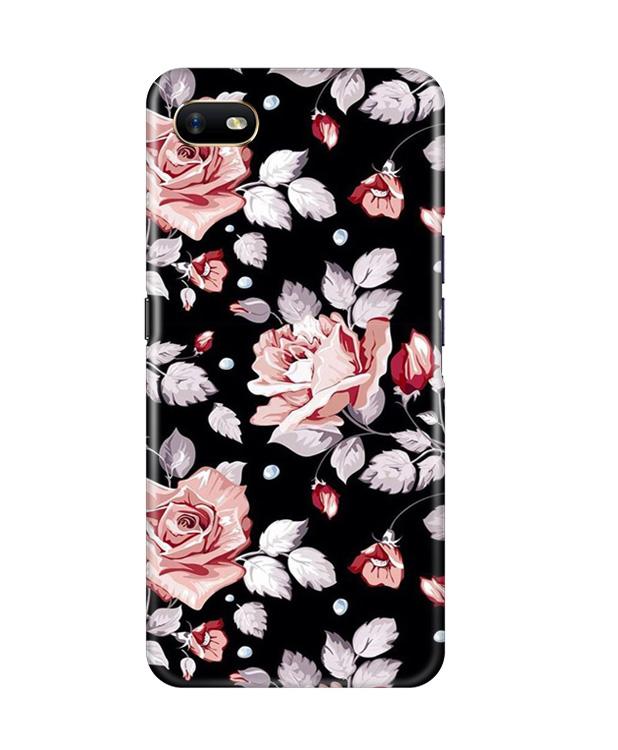 Pink rose Mobile Back Case for Oppo A1K (Design - 12) Pink rose Case for Oppo A1K