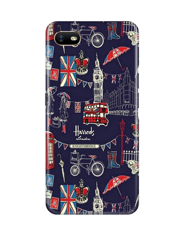 Love London Mobile Back Case for Oppo A1K (Design - 75) Love London Case for Oppo A1K