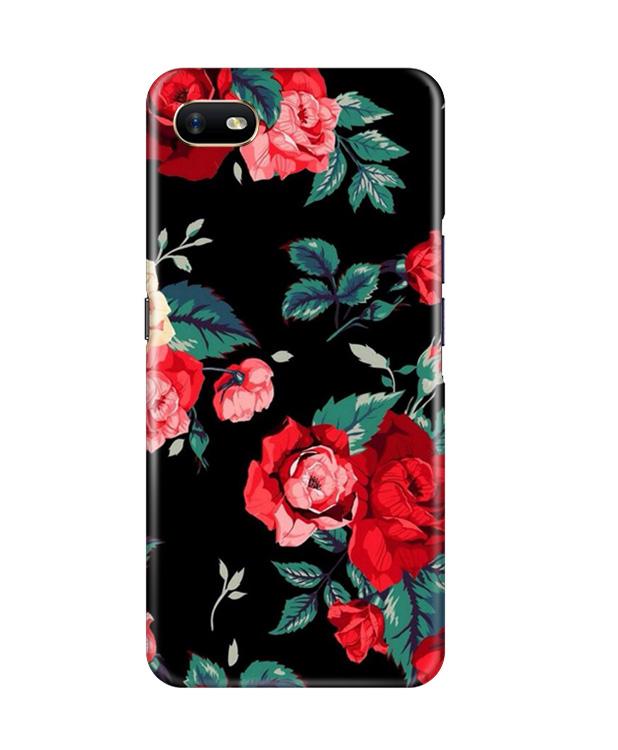 Red Rose2 Mobile Back Case for Oppo A1K (Design - 81) Red Rose2 Case for Oppo A1K