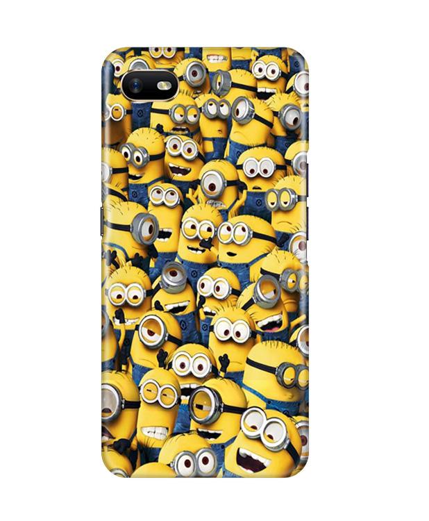 Minions Mobile Back Case for Oppo A1K (Design - 126) Minions Case for Oppo A1K (Design - 126)