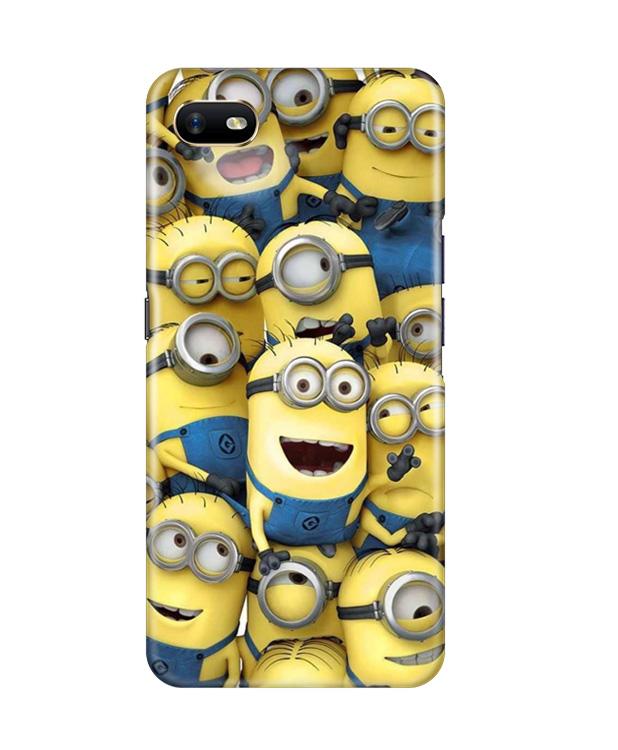 Minions Mobile Back Case for Oppo A1K (Design - 127) Minions Case for Oppo A1K (Design - 127)