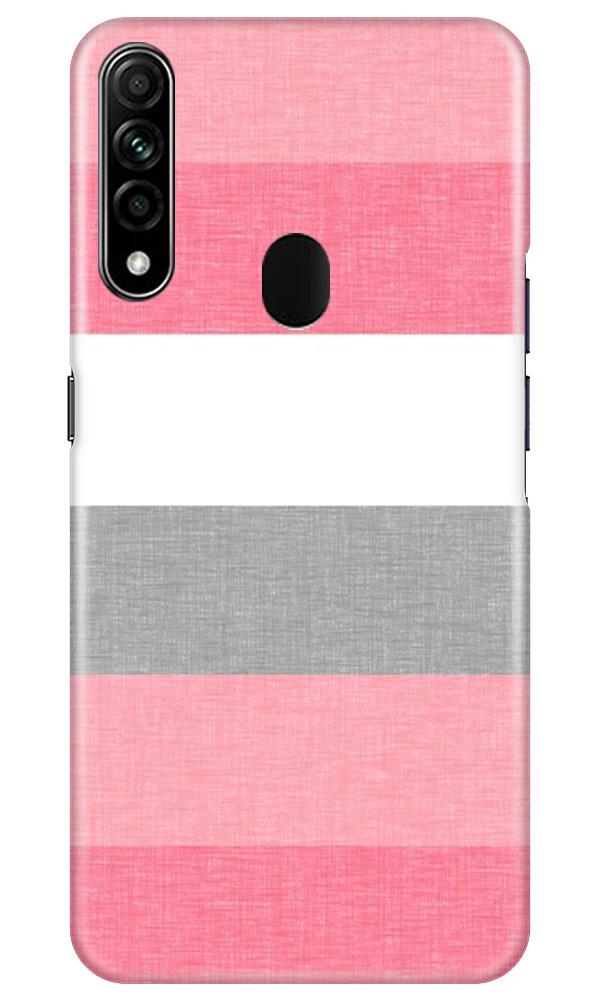 Pink white pattern Mobile Back Case for Oppo A31 (Design - 55) Pink white pattern Case for Oppo A31