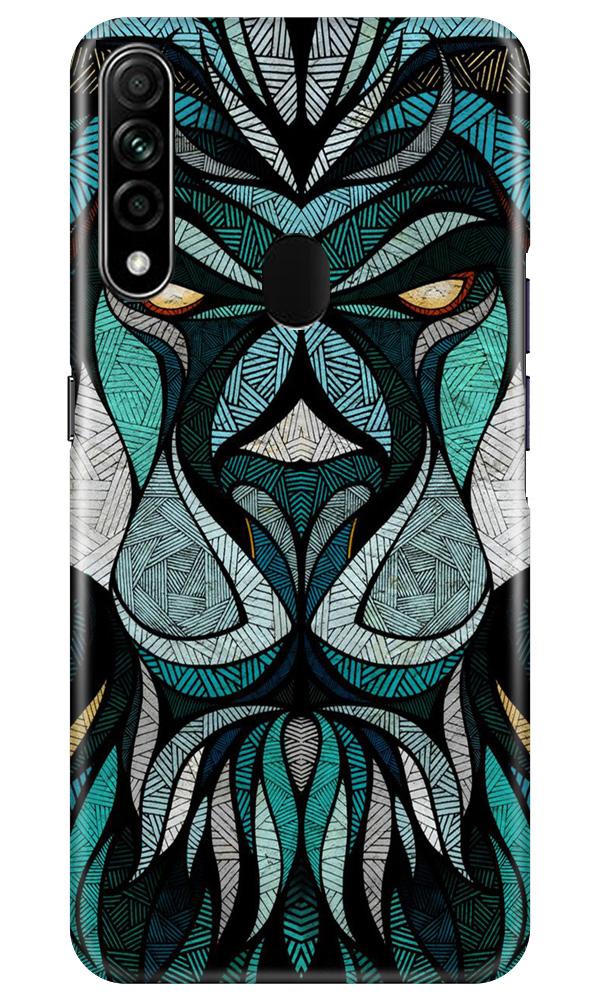 Lion Mobile Back Case for Oppo A31 (Design - 97) Lion Case for Oppo A31