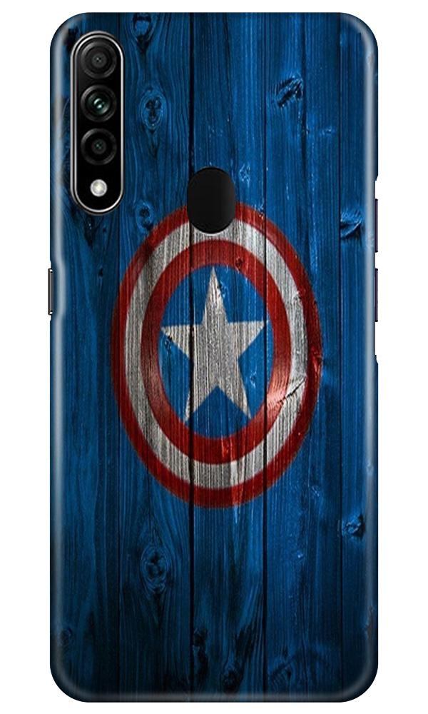 Captain America Superhero Mobile Back Case for Oppo A31 (Design - 118) Captain America Superhero Case for Oppo A31 (Design - 118)