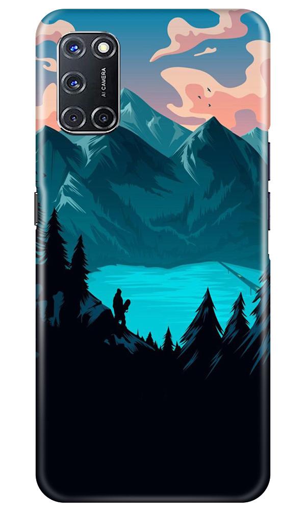Mountains Mobile Back Case for Oppo A72 (Design - 186) Mountains Case for Oppo A72 (Design - 186)