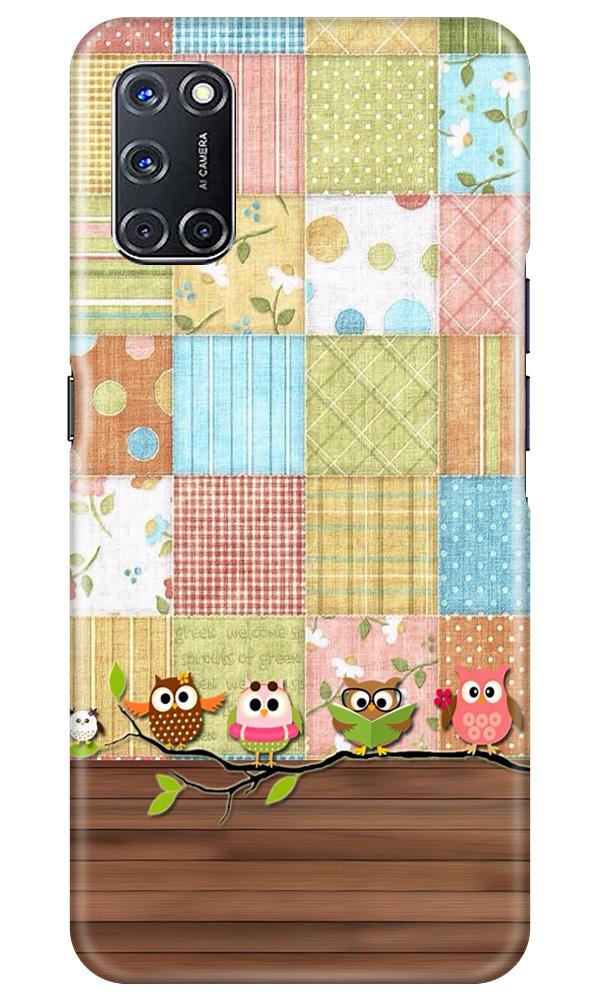 Owls Mobile Back Case for Oppo A92 (Design - 202) Owls Case for Oppo A92 (Design - 202)
