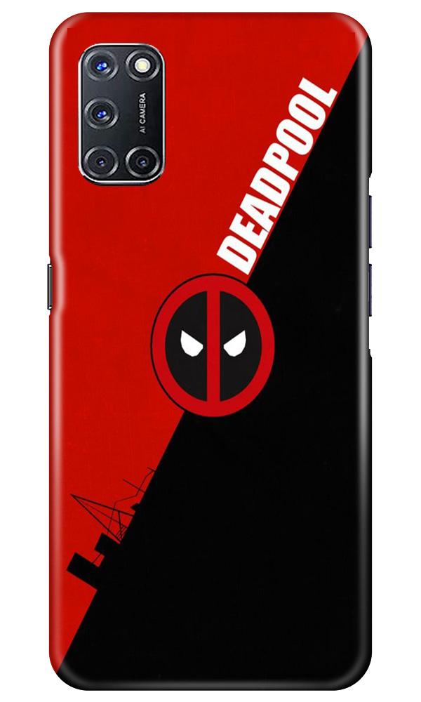 Deadpool Mobile Back Case for Oppo A92 (Design - 248) Deadpool Case for Oppo A92 (Design No. 248)