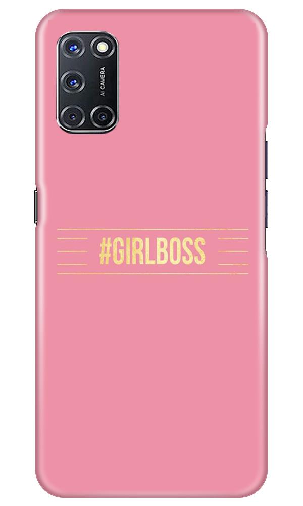 Girl Boss Pink Mobile Back Case for Oppo A92 (Design - 263) Girl Boss Pink Case for Oppo A92 (Design No. 263)