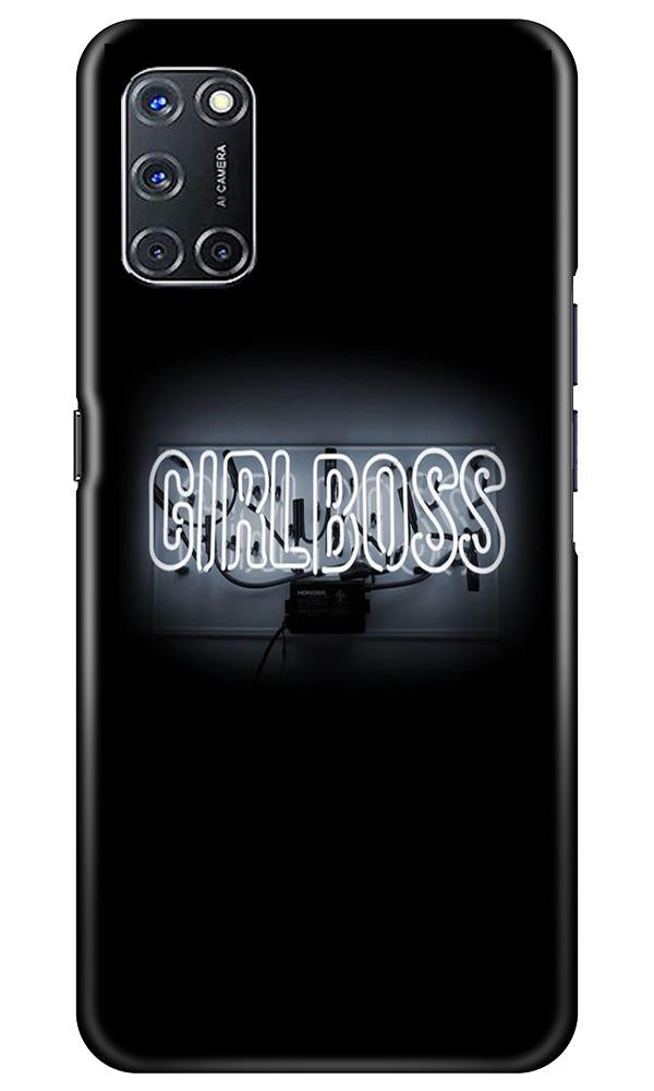 Girl Boss Black Mobile Back Case for Oppo A92 (Design - 268) Girl Boss Black Case for Oppo A92 (Design No. 268)