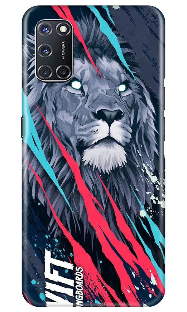 Lion Mobile Back Case for Oppo A92 (Design - 278) Lion Case for Oppo A92 (Design No. 278)