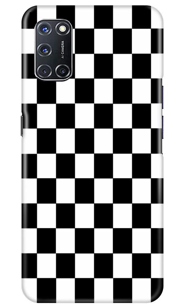 Black White Boxes Mobile Back Case for Oppo A52 (Design - 372) Black White Boxes Mobile Back Case for Oppo A52 (Design - 372)
