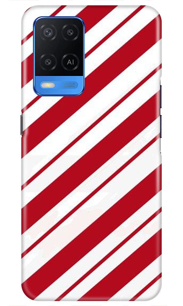 Red White Mobile Back Case for Oppo A54 (Design - 44) Red White Case for Oppo A54