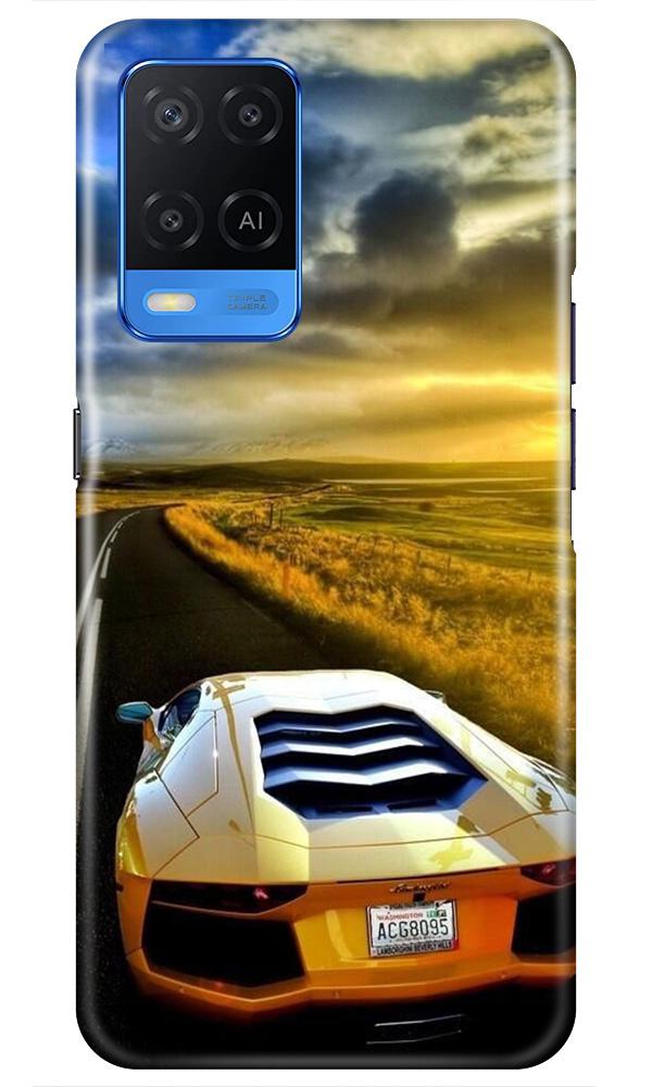 Car lovers Mobile Back Case for Oppo A54 (Design - 46) Car lovers Case for Oppo A54