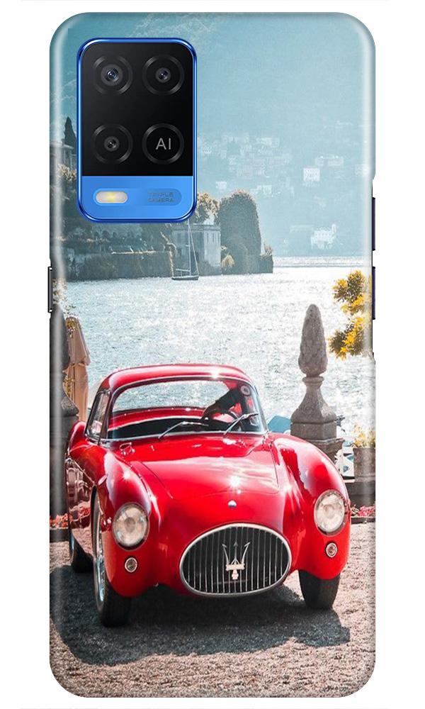 Vintage Car Mobile Back Case for Oppo A54 (Design - 51) Vintage Car Case for Oppo A54