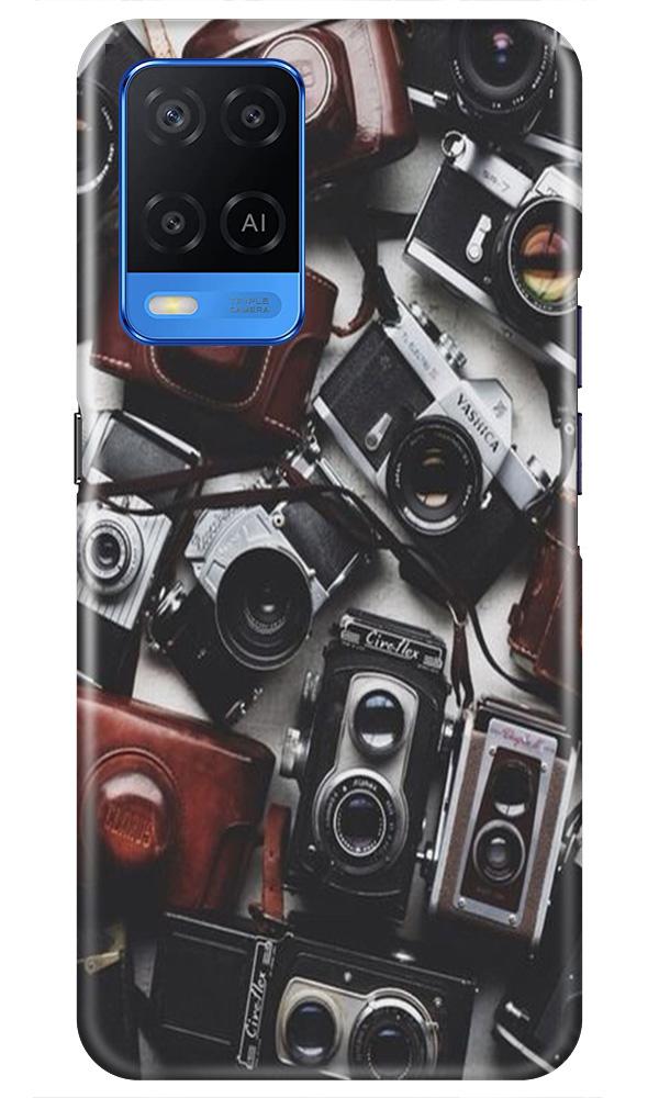 Cameras Mobile Back Case for Oppo A54 (Design - 57) Cameras Case for Oppo A54
