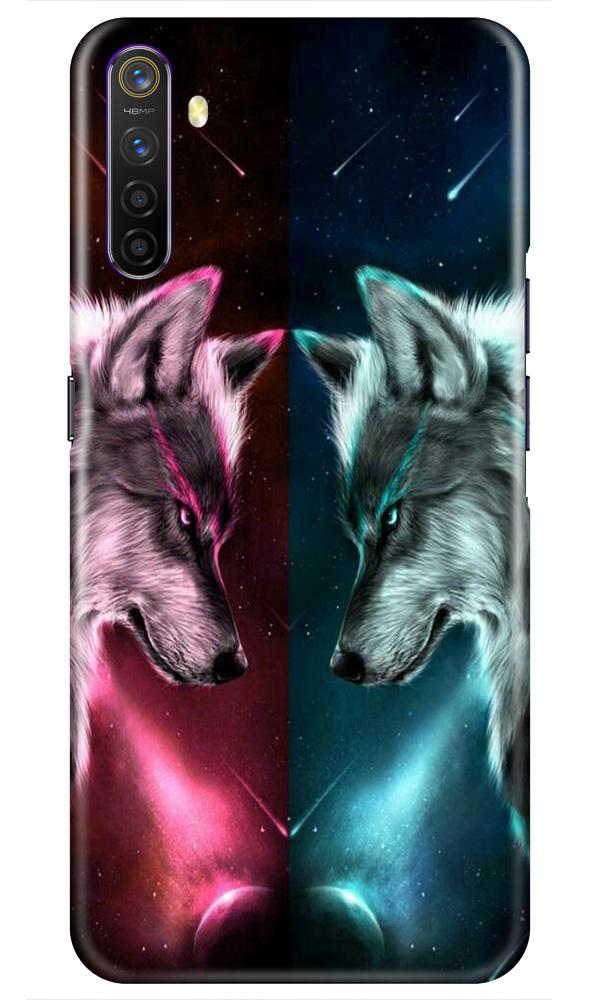Wolf fight Mobile Back Case for Oppo A54 (Design - 221) Wolf fight Case for Oppo A54 (Design No. 221)