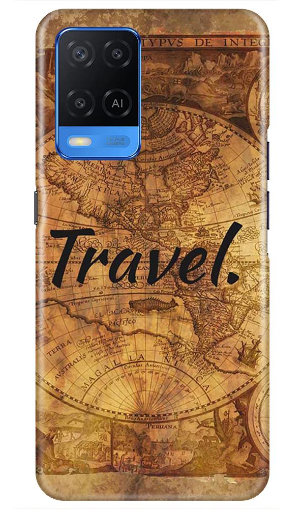 Travel Mobile Back Case for Oppo A54 (Design - 375) Travel Mobile Back Case for Oppo A54 (Design - 375)