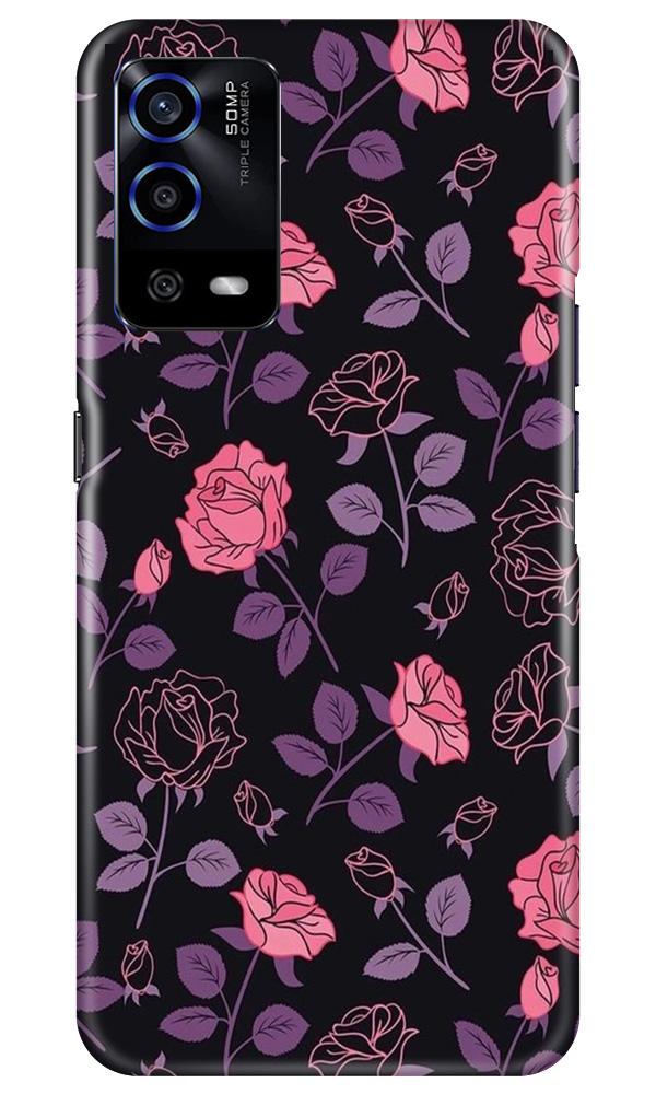 Rose Pattern Mobile Back Case for Oppo A55 (Design - 2) Rose Pattern Case for Oppo A55