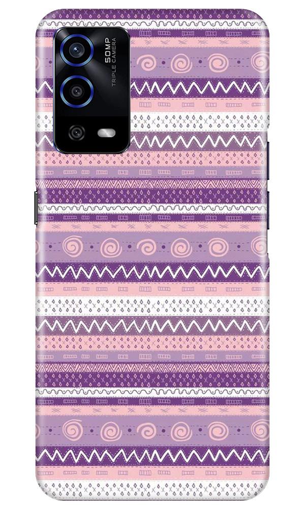 Zigzag line pattern3 Mobile Back Case for Oppo A55 (Design - 11) Zigzag line pattern3 Case for Oppo A55