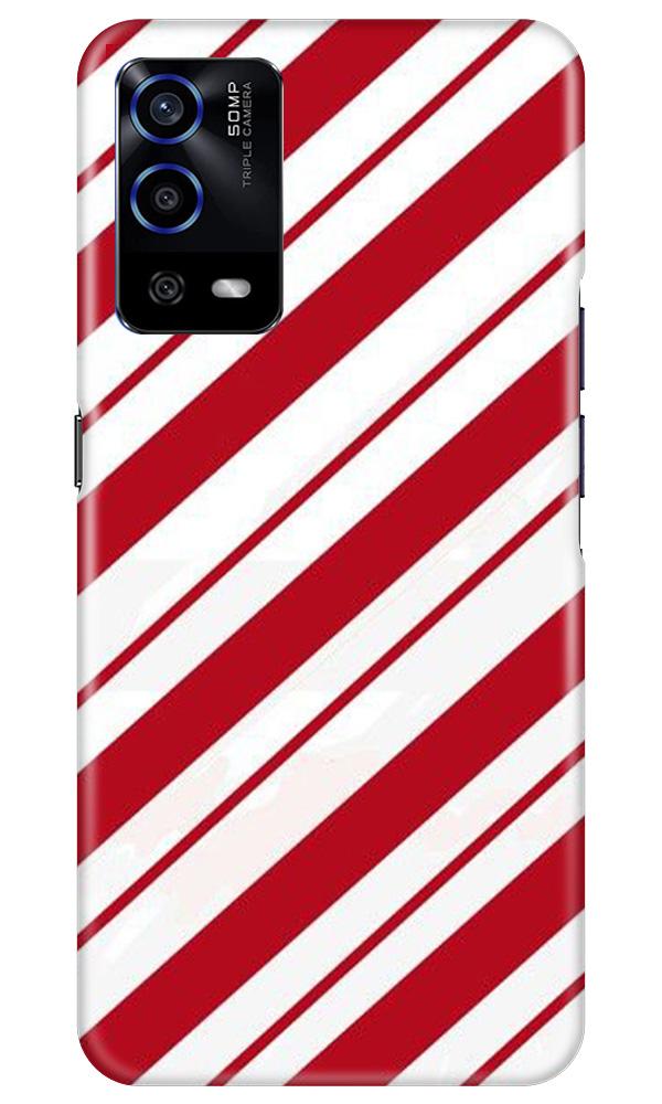 Red White Mobile Back Case for Oppo A55 (Design - 44) Red White Case for Oppo A55