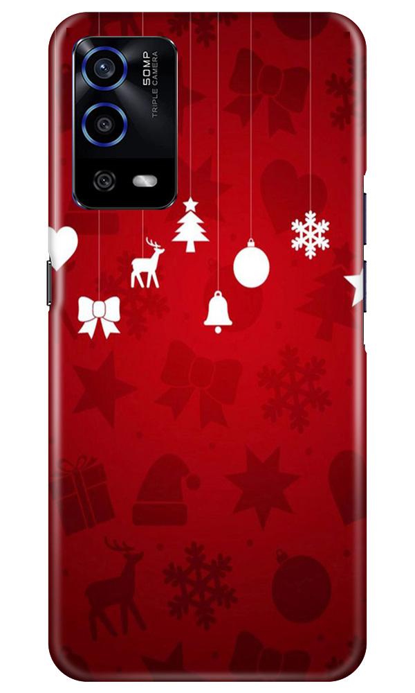 Christmas Mobile Back Case for Oppo A55 (Design - 78) Christmas Case for Oppo A55