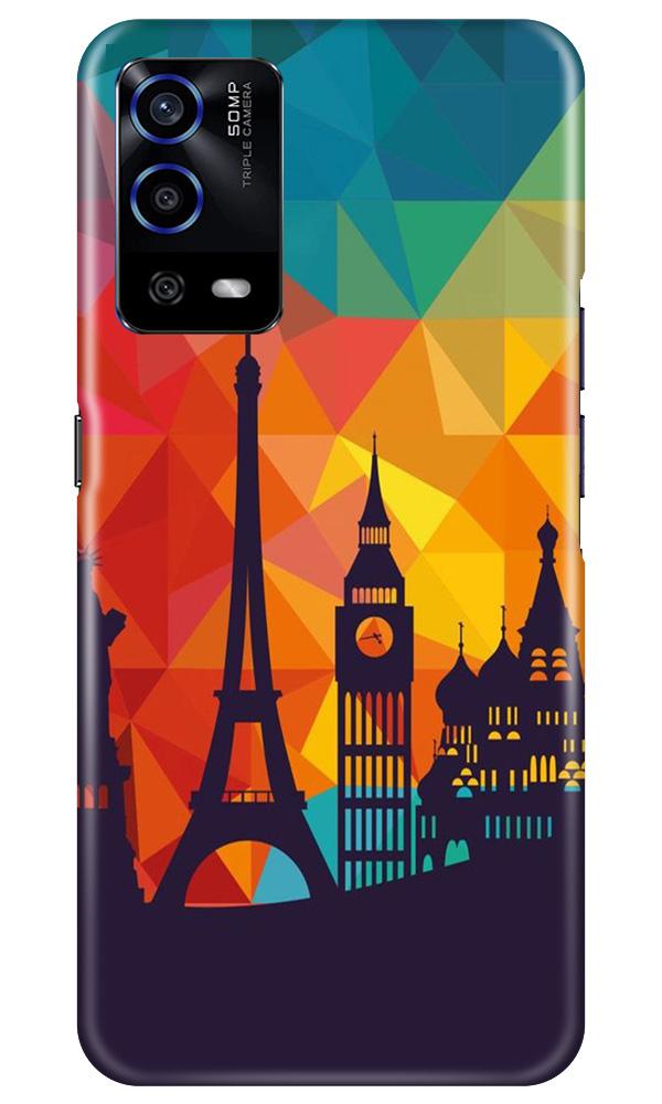 Eiffel Tower2 Mobile Back Case for Oppo A55 (Design - 91) Eiffel Tower2 Case for Oppo A55