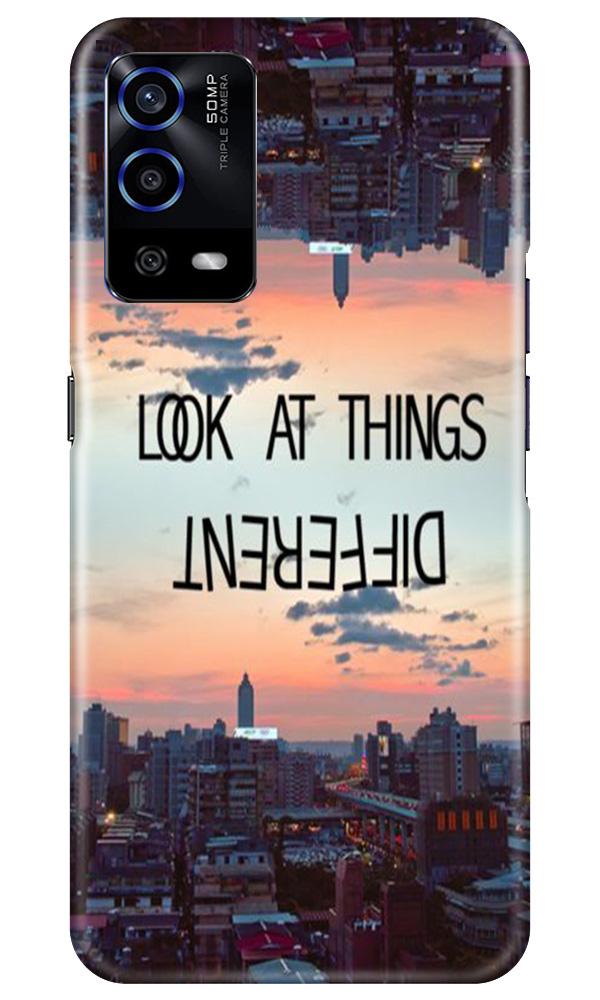 Look at things different Mobile Back Case for Oppo A55 (Design - 99) Look at things different Case for Oppo A55