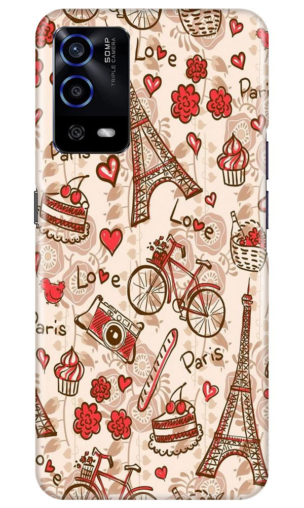 Love Paris Mobile Back Case for Oppo A55 (Design - 103) Love Paris Case for Oppo A55 (Design - 103)