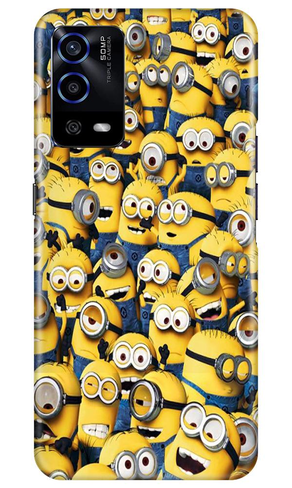 Minions Mobile Back Case for Oppo A55 (Design - 126) Minions Case for Oppo A55 (Design - 126)