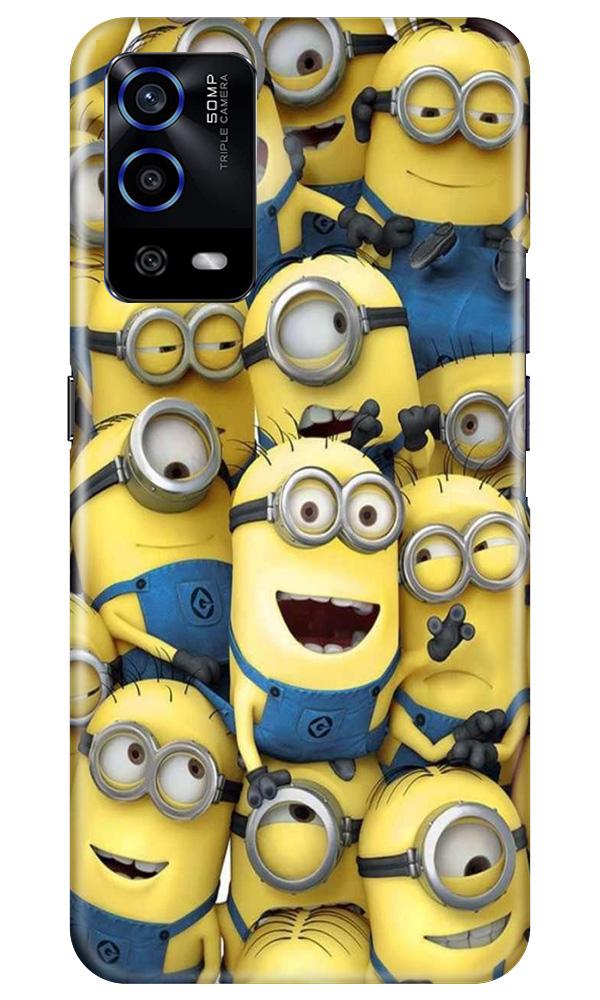 Minions Mobile Back Case for Oppo A55 (Design - 127) Minions Case for Oppo A55 (Design - 127)