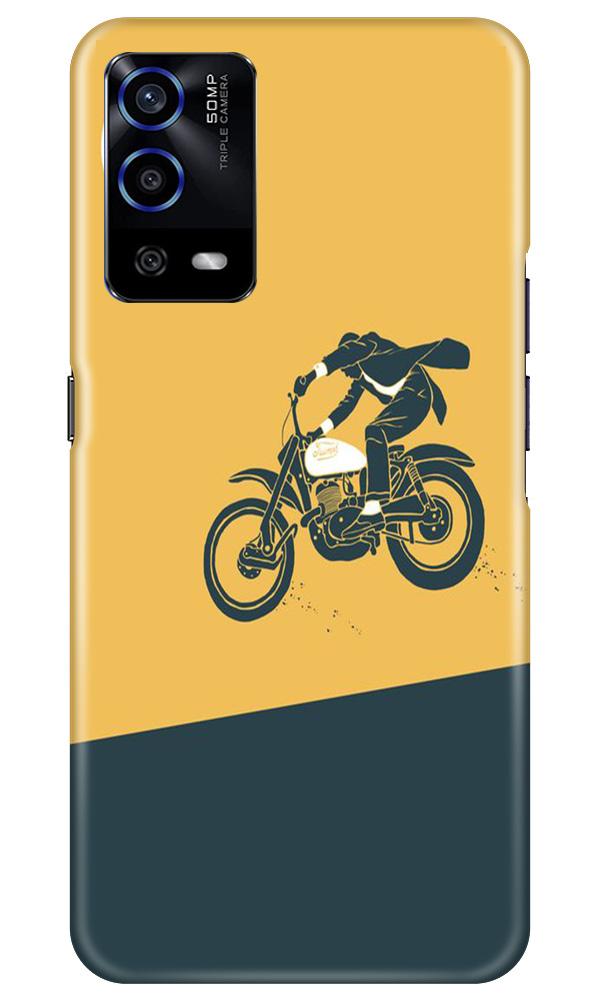 Bike Lovers Mobile Back Case for Oppo A55 (Design - 256) Bike Lovers Case for Oppo A55 (Design No. 256)