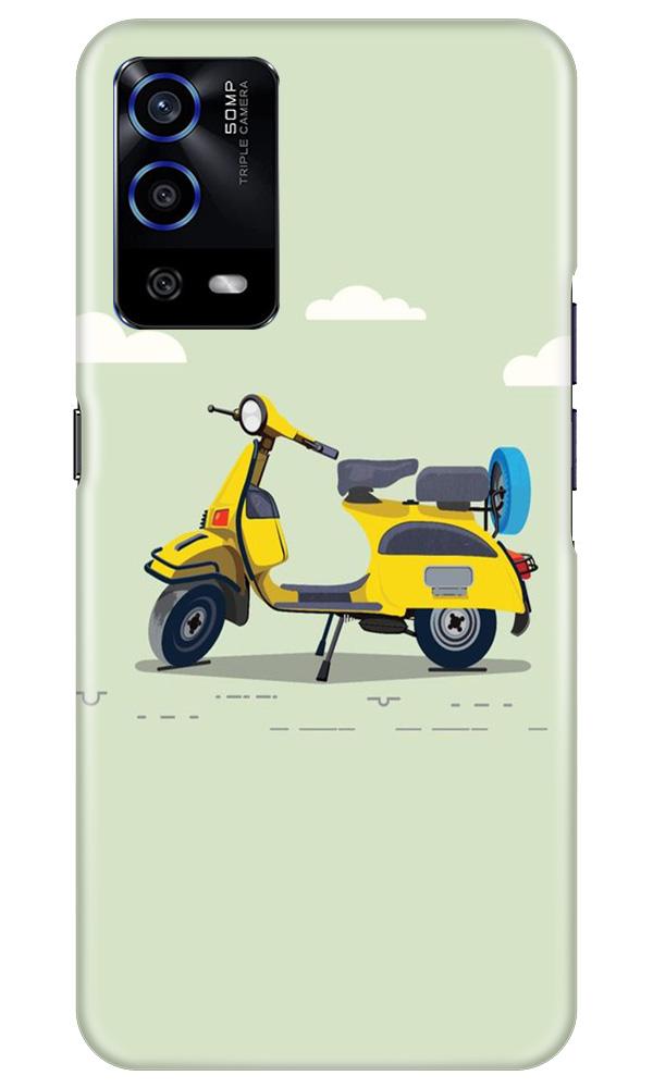 Vintage Scooter Mobile Back Case for Oppo A55 (Design - 260) Vintage Scooter Case for Oppo A55 (Design No. 260)