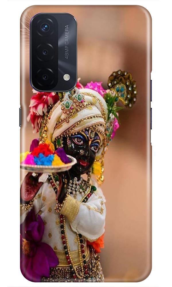 Lord Krishna2 Mobile Back Case for Oppo A74 5G (Design - 17) Lord Krishna2 Case for Oppo A74 5G