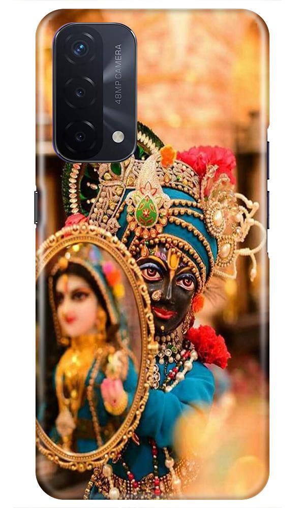 Lord Krishna5 Mobile Back Case for Oppo A74 5G (Design - 20) Lord Krishna5 Case for Oppo A74 5G