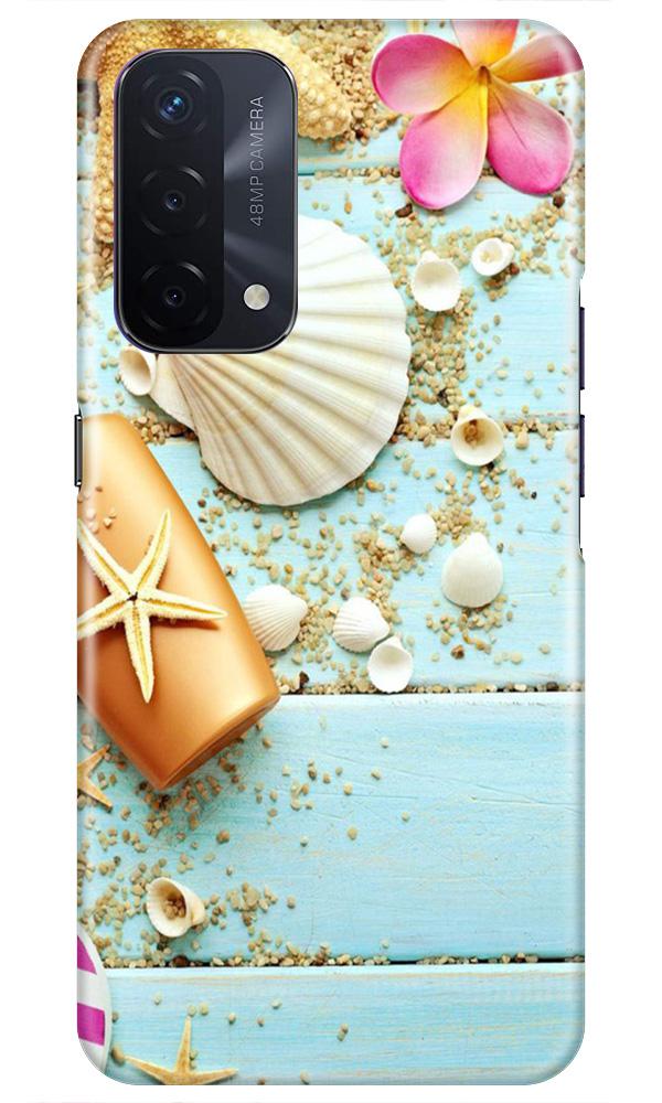 Sea Shells Mobile Back Case for Oppo A74 5G (Design - 63) Sea Shells Case for Oppo A74 5G